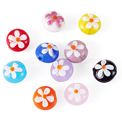 10Pcs Handmade Lampwork Beads&nbsp;LAMP-TADJ0001-09