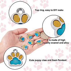 Alloy Enamel Pendants&nbsp;ENAM-TAC0001-06D