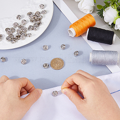 40Pc 1-Hole Zinc Alloy Shank Buttons&nbsp;BUTT-FH0001-039