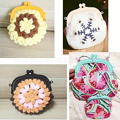 9Pcs 9 Colors ABS Plastic Purse Handle Frame&nbsp;PURS-YW0001-03