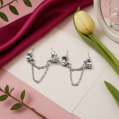 4 Pairs 2 Colors Zinc Alloy Crystal Rhinestone Stud Earrings&nbsp;EJEW-GO0002-09