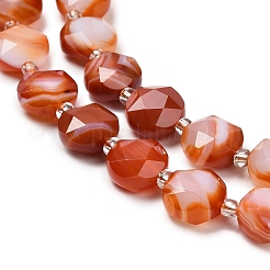 Natural Banded Agate Beads Strands&nbsp;G-C116-A180-01B