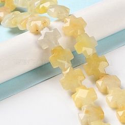 Natural Topaz Jade Beads Strands&nbsp;G-K357-C01-01