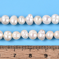 Natural Cultured Freshwater Pearl Beads Strands&nbsp;PEAR-N013-05O-01