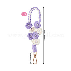Hand-woven Flower Pendant Decorations&nbsp;KEYC-TAC0009-02KCG-03