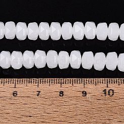 Imitation Jade Glass Beads Strands&nbsp;GLAA-Q114-01A-C01