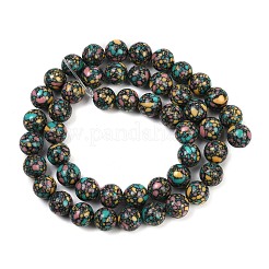 Natural Agate Beads Strands&nbsp;G-U030-C01-8mm