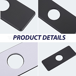 Rectangle Stainless Steel Faucet Hole Covers&nbsp;STAS-WH20001-18E-EB