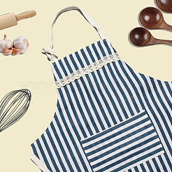Stripe Cotton Sleeveless Apron&nbsp;AJEW-WH20072-17