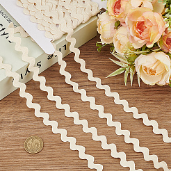 10 Yards Cotton Wave Bending Lace Trim&nbsp;OCOR-AN0001-06