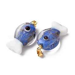 Handmade Lampwork Pendants&nbsp;LAMP-A007-01G-04-01