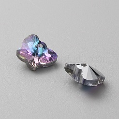 Facted Glass Pendants&nbsp;GLAA-WH0031-59A-02