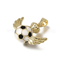 Brass Enamel Pendants&nbsp;KK-C262-10A-G