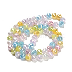 Electroplate Glass Beads Strands&nbsp;EGLA-P066-06A-8mm-02