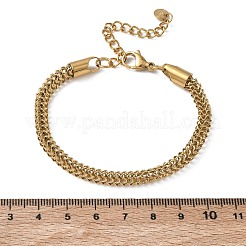 304 Stainless Steel Chain Bracelets for Women&nbsp;SA-CBA4051-15G