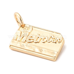Journey Theme Brass Pendants&nbsp;KK-K301-01E-G