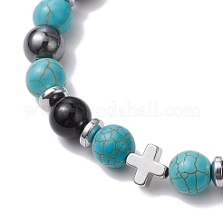 Gemstone Braided Bead Bracelets&nbsp;BJEW-JB11139-01