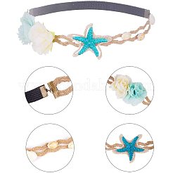 Handmade Lace Women Headband&nbsp;OHAR-PH0001-06