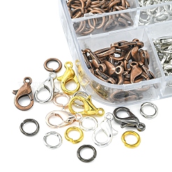 120Pcs 6 Color Zinc Alloy Lobster Claw Clasps&nbsp;DIY-FS0003-42
