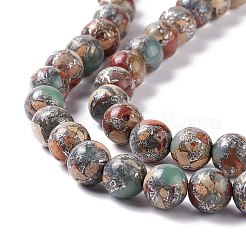 Natural Aqua Terra Jasper Beads Strands&nbsp;G-K317-A02