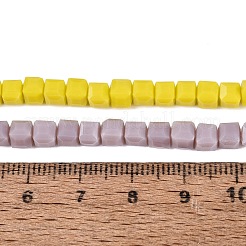 Mixed Styles Glass Beads Strands&nbsp;GLAA-R041-4x4mm-M01