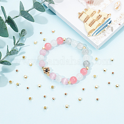 150Pcs 3 Style Brass Beads&nbsp;KK-BBC0012-08