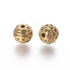 Tibetan Style Zinc Alloy Beads&nbsp;X-PALLOY-L230-01AG-NR