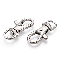 Alloy Swivel Lobster Claw Clasps&nbsp;PALLOY-T088-01P