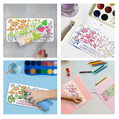 PET Hollow Out Drawing Painting Stencils&nbsp;DIY-WH0626-010