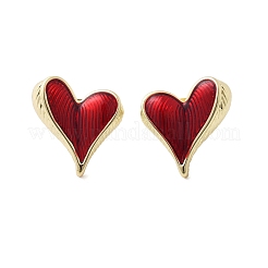 Brass Stud Earrings&nbsp;EJEW-D316-02G
