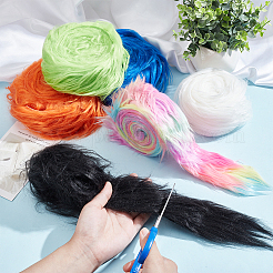 Imitation Hair Faux Fur Fabric&nbsp;DIY-WH0581-02B