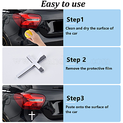 6Bags Alloy Car Stickers&nbsp;STIC-CP0001-25