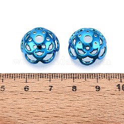UV Plated ABS Bead Caps&nbsp;OACR-D316-04B-03
