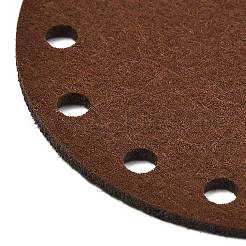 Flat Round Felt Fabric&nbsp;DIY-WH0250-76B