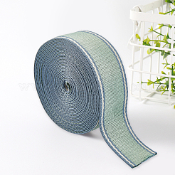  6.25 Yards Polycotton Striped Twill Ribbons&nbsp;SRIB-CY0001-09A