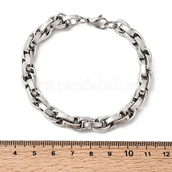 201 Stainless Steel Rope Chain Bracelets for Men&nbsp;STAS-T077-16P