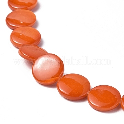 Spray Painted Natural Freshwater Shell Beads Strands&nbsp;SHEL-C003-05
