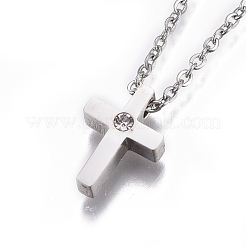304 Stainless Steel Pendant Necklaces&nbsp;NJEW-E141-25