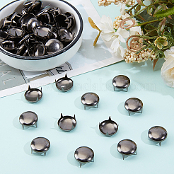 100Pcs Brass Studs Rivets&nbsp;KK-GF0001-24B