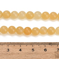 Natural Yellow Calcite Beads Strands&nbsp;GG-CBAA3AB-02-6mm