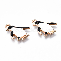 Eco-Friendly Alloy Enamel Pendants&nbsp;ENAM-Q437-009-NR