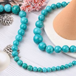 Natural Magnesite Graduated Beads Strands&nbsp;G-F604-01