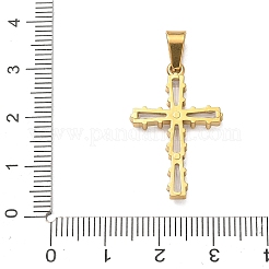 304 Stainless Steel & Glass Pendants&nbsp;STAS-H264-12G