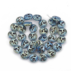 Electroplate Non-magnetic Synthetic Hematite Beads Strands&nbsp;G-N0322-03D