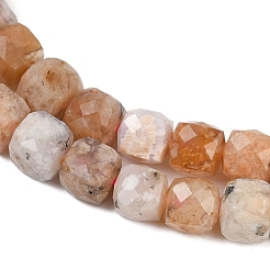 Natural Cherry Blossom Agate Beads Strands&nbsp;G-H078-C43-6mm