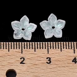 Dyed & Heated Glass Bead Caps&nbsp;GLAA-Z019-02I