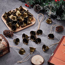 50Pcs Iron Bell Pendants&nbsp;IFIN-UN0001-21