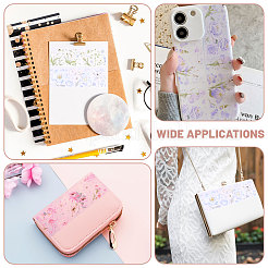 4Pcs 4 Colors PET Decorative Stickers&nbsp;DIY-PH0032-40
