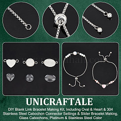 DIY Blank Link Bracelet Making Kit&nbsp;DIY-UN0005-26