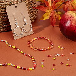 10 Strands Glass Beads Strands&nbsp;EGLA-BBC0001-01D